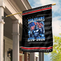 Bigfoot 250th Anniversary America Patriotic Garden Flag 250 Years Of Freedom 4th July 1776 2026 Patriotic Flag