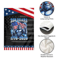 Bigfoot 250th Anniversary America Patriotic Garden Flag 250 Years Of Freedom 4th July 1776 2026 Patriotic Flag