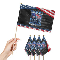 Bigfoot 250th Anniversary America Patriotic Handheld Flag 250 Years Of Freedom 4th July 1776 2026 Flag