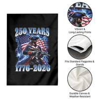 250th Anniversary Yankee Spirit Garden Flag 1776 2026 Patriotic Tactical Minuteman US Flag