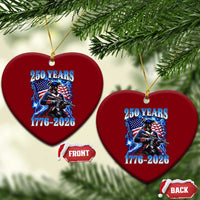 250th Anniversary Yankee Spirit Ceramic Ornament 1776 2026 Patriotic Tactical Minuteman US Flag