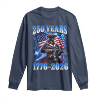 250th Anniversary Yankee Spirit Long Sleeve Shirt 1776 2026 Patriotic Tactical Minuteman US Flag