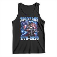 250th Anniversary Yankee Spirit Tank Top 1776 2026 Patriotic Tactical Minuteman US Flag