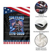 250th Anniversary Yankee Spirit Garden Flag 1776 2026 Patriotic Tactical Minuteman US Flag