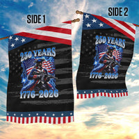 250th Anniversary Yankee Spirit Garden Flag 1776 2026 Patriotic Tactical Minuteman US Flag