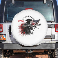 250 Years Anniversary Yankee Spirit Spare Tire Cover 1776 2026 Patriotic Tactical Minuteman Independence Day 4th July US Flag