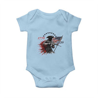 250 Years Anniversary Yankee Spirit Baby Onesie 1776 2026 Patriotic Tactical Minuteman Independence Day 4th July US Flag