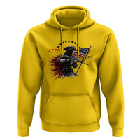 250 Years Anniversary Yankee Spirit Hoodie 1776 2026 Patriotic Tactical Minuteman Independence Day 4th July US Flag