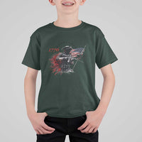 250 Years Anniversary Yankee Spirit T Shirt For Kid 1776 2026 Patriotic Tactical Minuteman Independence Day 4th July US Flag