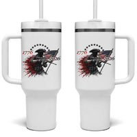 250 Years Anniversary Yankee Spirit Tumbler With Handle 1776 2026 Patriotic Tactical Minuteman Independence Day 4th July US Flag