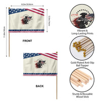250 Years Anniversary Yankee Spirit Patriotic Handheld Flag 1776 2026 Tactical Minuteman Independence Day 4th July US Flag