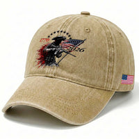 250 Years Anniversary Yankee Spirit Washed Cotton Baseball Cap 1776 2026 Patriotic Tactical Minuteman Independence Day 4th July US Flag