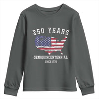USA 250th Anniversary Youth Sweatshirt United States Semiquincentennial 1776 2026 Patriotic Independence Day