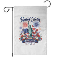 250th Anniversary USA Garden Flag Patriotic Liberty Floral 250 Years American 4th July 1776 2026