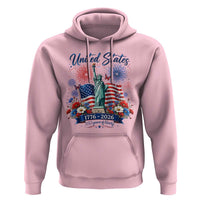 250th Anniversary USA Hoodie Patriotic Liberty Floral 250 Years American 4th July 1776 2026