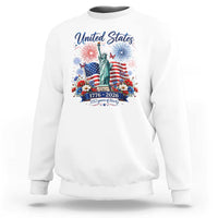 250th Anniversary USA Sweatshirt Patriotic Liberty Floral 250 Years American 4th July 1776 2026