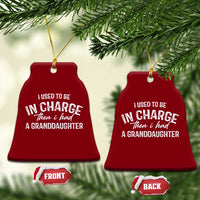 I Used To Be in Charge Then I Had A Granddaughter Ceramic Ornament Funny Man Saying Gag Gift Birthday Grandpa Fathers Day