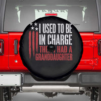 I Used To Be in Charge Then I Had A Granddaughter Spare Tire Cover Funny Saying Gag Gift Birthday Grandpa Fathers Day US Flag