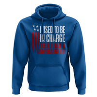 I Used To Be in Charge Then I Had A Granddaughter Hoodie Funny Saying Gag Gift Birthday Grandpa Fathers Day US Flag