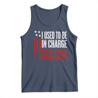 I Used To Be in Charge Then I Had A Granddaughter Tank Top Funny Saying Gag Gift Birthday Grandpa Fathers Day US Flag