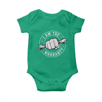 I Am The Warranty Mechanic Baby Onesie Car Repair Guy Funny Handyman Distressed Graphic