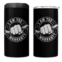 I Am The Warranty Mechanic 4 in 1 Can Cooler Tumbler Car Repair Guy Funny Handyman Distressed Graphic