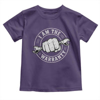 I Am The Warranty Mechanic Toddler T Shirt Car Repair Guy Funny Handyman Distressed Graphic