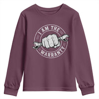 I Am The Warranty Mechanic Youth Sweatshirt Car Repair Guy Funny Handyman Distressed Graphic