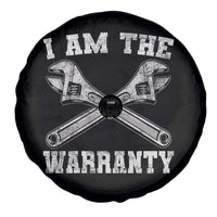 I Am The Warranty Mechanic Spare Tire Cover Car Repair Funny Handyman Distressed Graphic