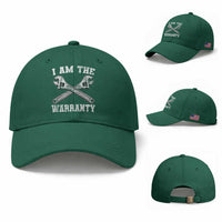 I Am The Warranty Mechanic Baseball Cap Car Repair Funny Handyman Distressed Graphic