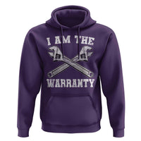 I Am The Warranty Mechanic Hoodie Car Repair Funny Handyman Distressed Graphic