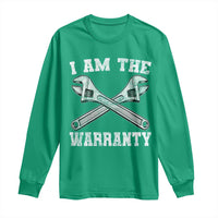 I Am The Warranty Mechanic Long Sleeve Shirt Car Repair Funny Handyman Distressed Graphic