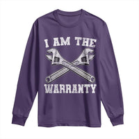 I Am The Warranty Mechanic Long Sleeve Shirt Car Repair Funny Handyman Distressed Graphic