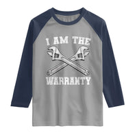 I Am The Warranty Mechanic Raglan Shirt Car Repair Funny Handyman Distressed Graphic