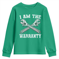 I Am The Warranty Mechanic Youth Sweatshirt Car Repair Funny Handyman Distressed Graphic