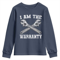I Am The Warranty Mechanic Youth Sweatshirt Car Repair Funny Handyman Distressed Graphic