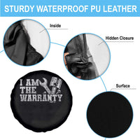 I Am The Warranty Spare Tire Cover Race Car Parts Repair Guy Funny Mechanic