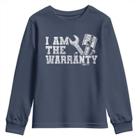 I Am The Warranty Youth Sweatshirt Race Car Parts Repair Guy Funny Mechanic