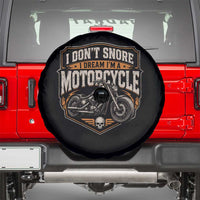I Dont Snore I Dream Im A Motorcycle Rider Spare Tire Cover Snoring Biker Retro Bikers Club
