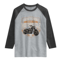 I Dont Snore I Dream Im A Motorcycle Rider Raglan Shirt Snoring Biker Retro Bikers Club