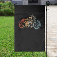 Vintage Motorcycle Garden Flag Retro Rider Graphic Motorcycle Enthusiasts Bikers Club