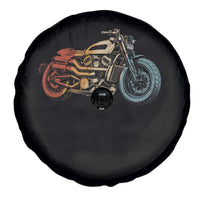 Vintage Motorcycle Spare Tire Cover Retro Rider Graphic Motorcycle Enthusiasts Bikers Club