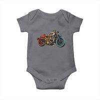 Vintage Motorcycle Baby Onesie Retro Rider Graphic Motorcycle Enthusiasts Bikers Club