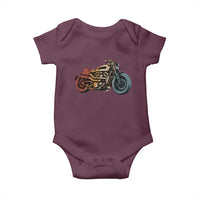 Vintage Motorcycle Baby Onesie Retro Rider Graphic Motorcycle Enthusiasts Bikers Club