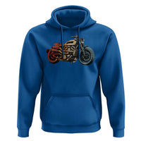 Vintage Motorcycle Hoodie Retro Rider Graphic Motorcycle Enthusiasts Bikers Club