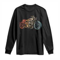 Vintage Motorcycle Long Sleeve Shirt Retro Rider Graphic Motorcycle Enthusiasts Bikers Club