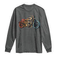 Vintage Motorcycle Long Sleeve Shirt Retro Rider Graphic Motorcycle Enthusiasts Bikers Club