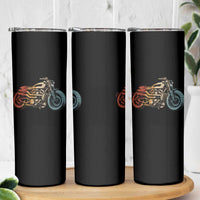 Vintage Motorcycle Skinny Tumbler Retro Rider Graphic Motorcycle Enthusiasts Bikers Club