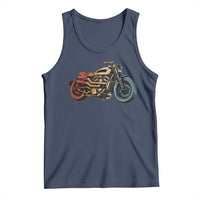 Vintage Motorcycle Tank Top Retro Rider Graphic Motorcycle Enthusiasts Bikers Club