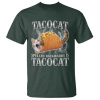 Tacocat Spelled Backwards Is Tacocat T Shirt Funny Cat Gift 90s Bootleg - Wonder Print Shop